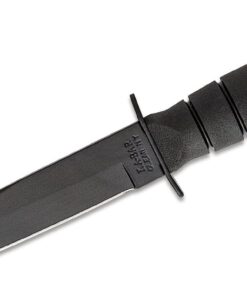 ka bar 5054 short fighting knife 525 inch tanto plain blade kraton g